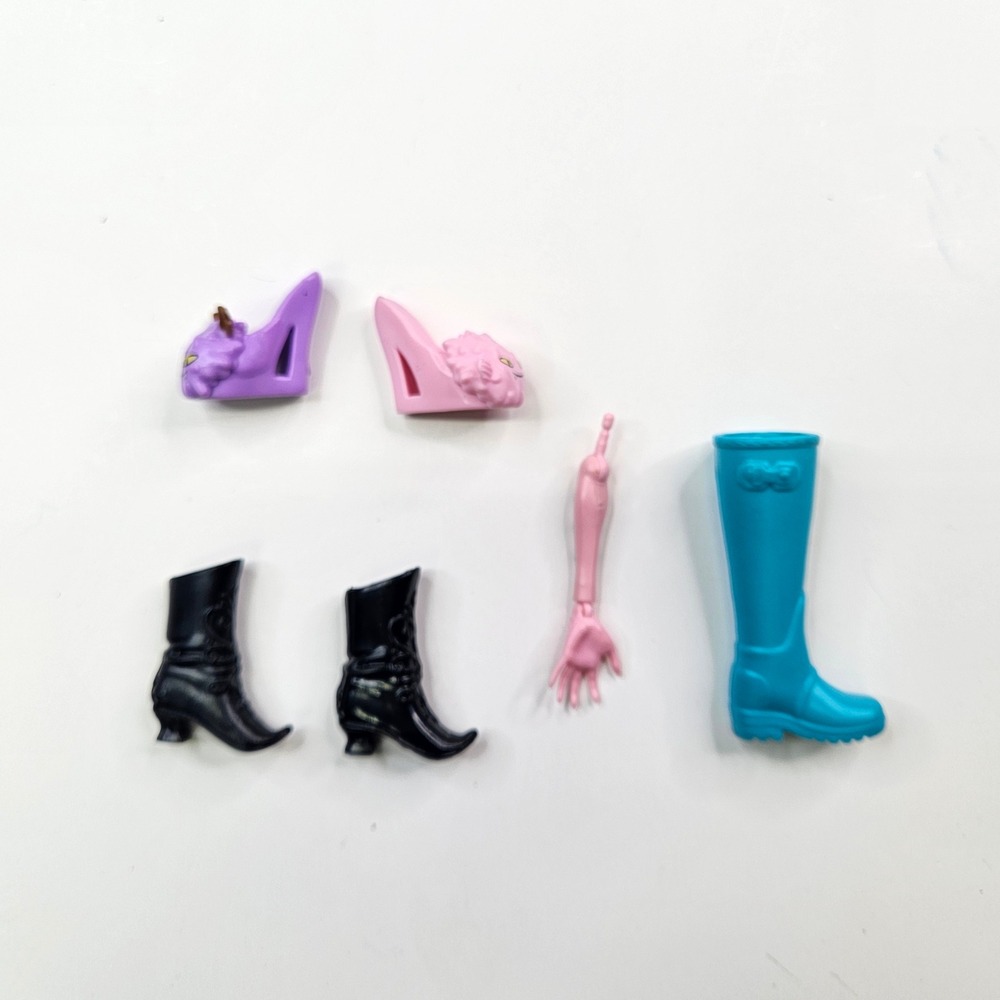 Monster High Doll Accessories Kids OS Multicolor Boots Shoes Arm Replacement Lot